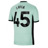 Chelsea Romeo Lavia #45 Tretí futbalový dres 2023-24 Krátky Rukáv